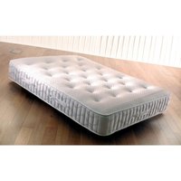 4ft6 Double Luxury Sprung Mattress, White