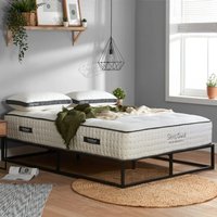 Helsinki Fabric Super King Size Mattress In White