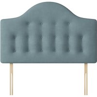 Victor - Single - Buttoned Headboard - Duck Egg Blue - Fabric - 3ft - Happy Beds